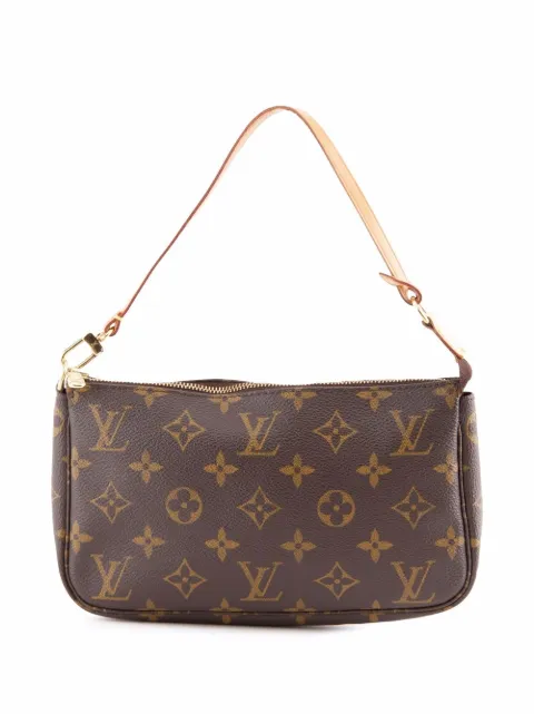 Louis Vuitton Clutch Pochette Accessoires in pelle e tela Pre-owned anni 2000