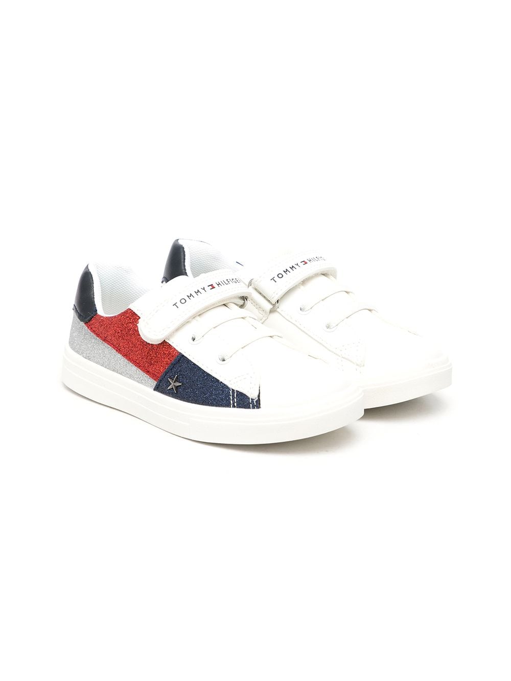 Tommy Hilfiger Junior Kids' Logo Low-top Trainers In White