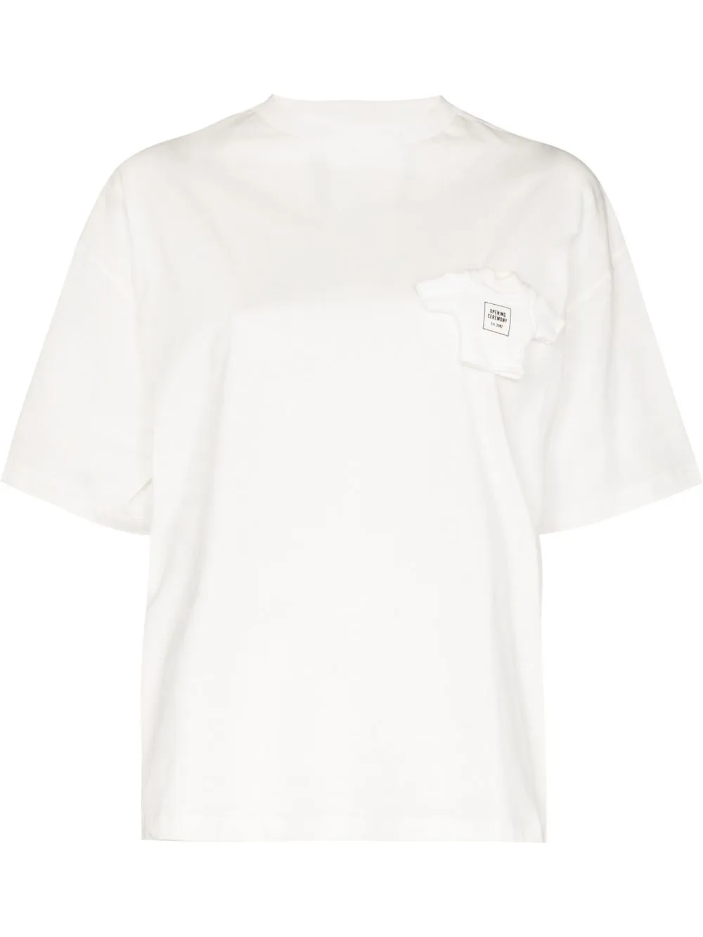 

Opening Ceremony logo-patch cotton T-shirt - White