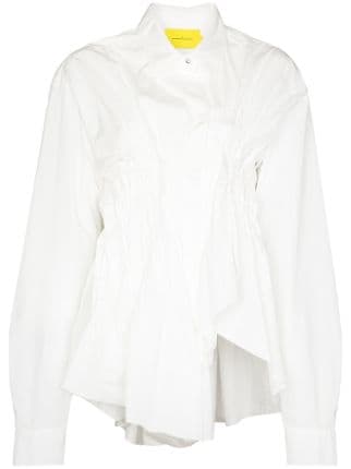 Marques'Almeida Asymmetric long-sleeve Shirt - Farfetch