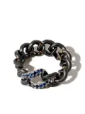 SHAY 18kt black gold jumbo link ring