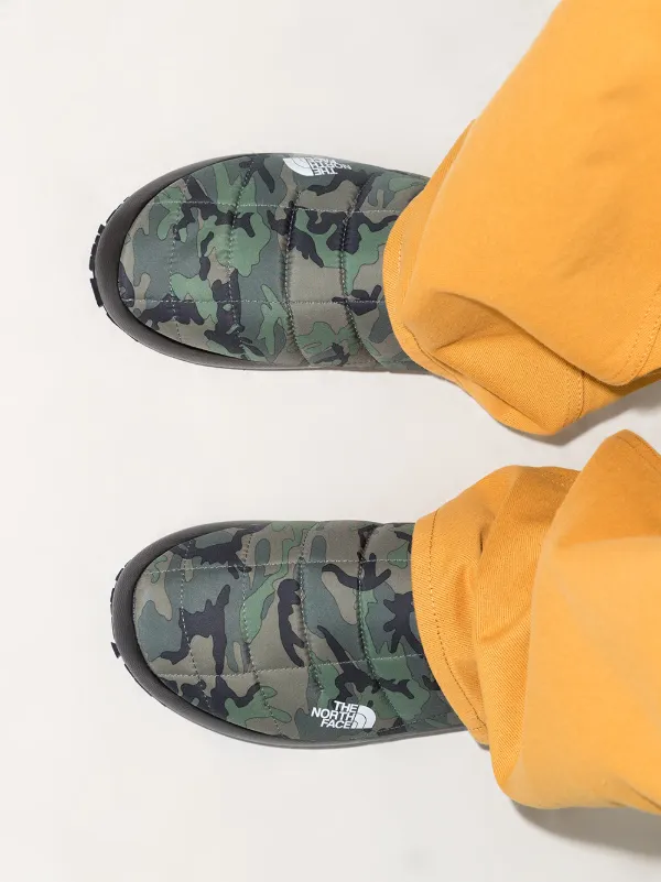 The North Face ThermoBall™camouflage Print Slippers | Green  display picture 3