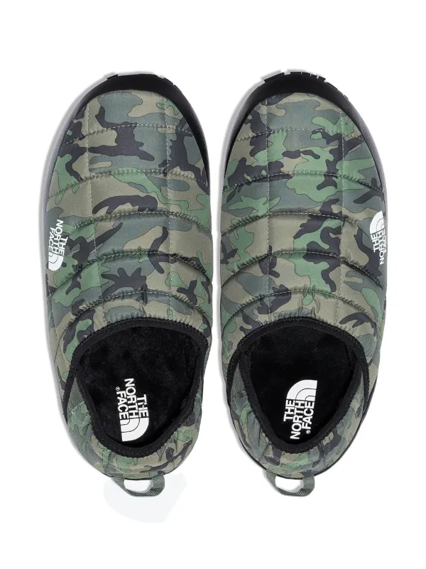 The North Face ThermoBall™camouflage Print Slippers | Green  display picture 3