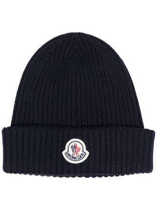 moncler ribbed knit beanie