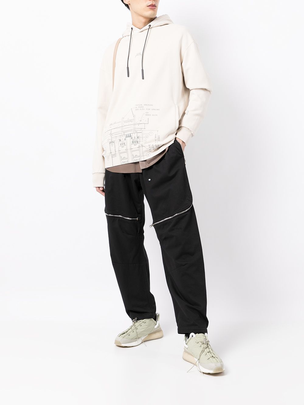 Shop A-COLD-WALL* Core long-sleeved hoodie with Express Delivery - FARFETCH