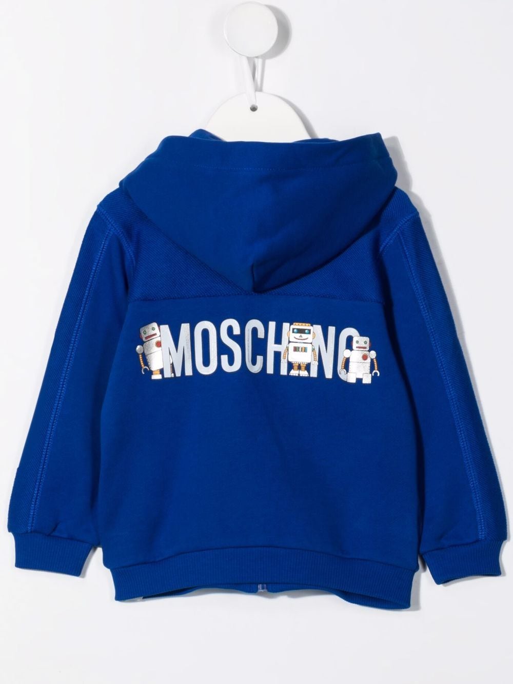 Moschino Kids Hoodie met logo - Blauw