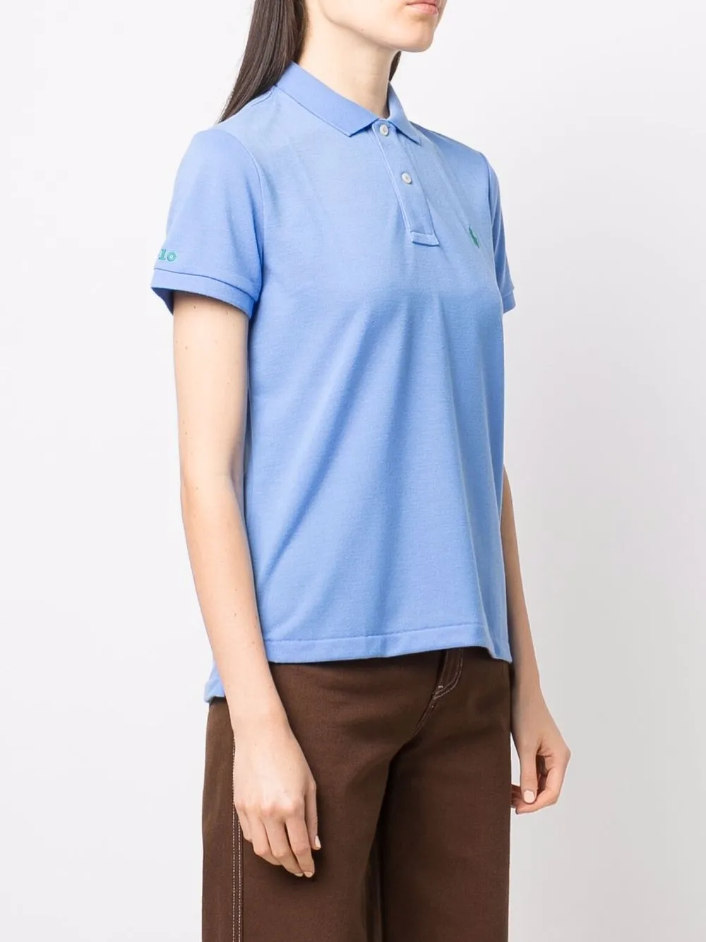 фото Polo ralph lauren рубашка поло с вышивкой