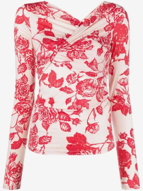 MSGM توب بطبعة زهور