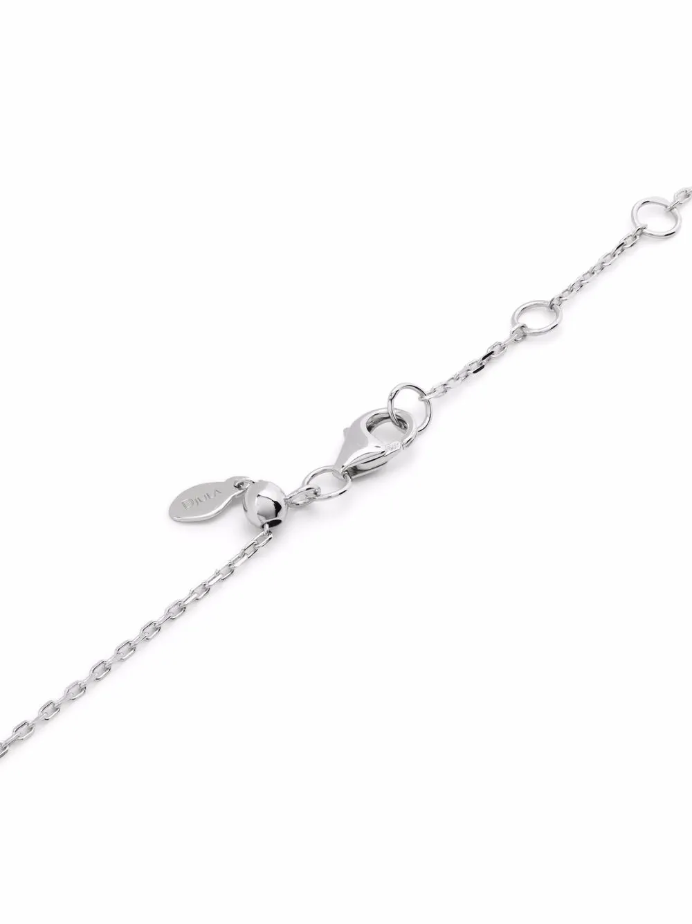 Djula Collana a catena Soleil in oro bianco 18 carati con diamanti | Alta gioielleria | Image 4