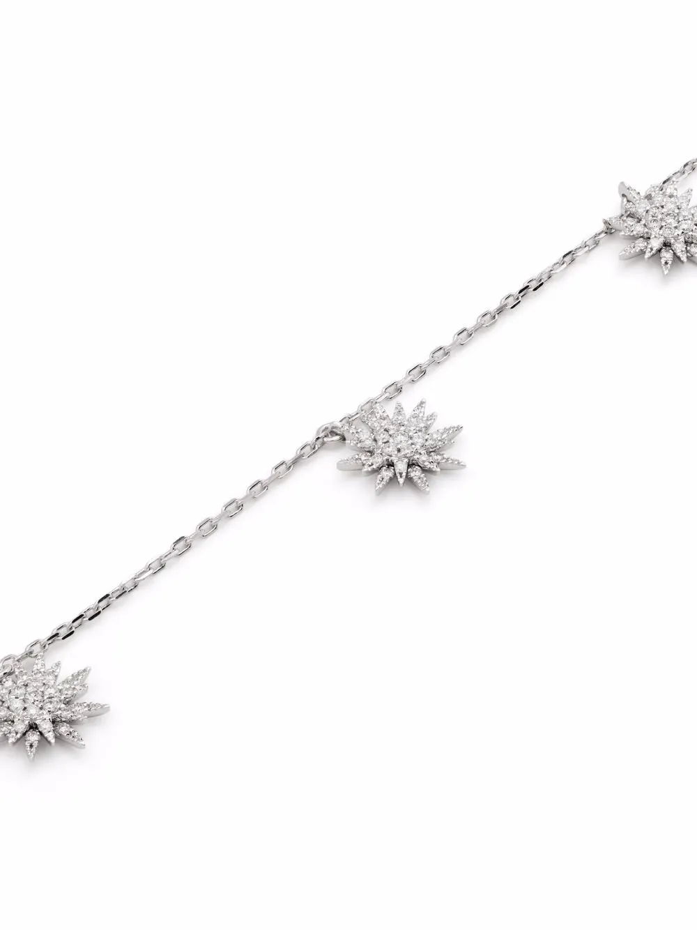 Djula Collana a catena Soleil in oro bianco 18 carati con diamanti | Collane | Image 3