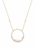 Djula 18kt yellow gold Fairytale Circle Point diamond necklace