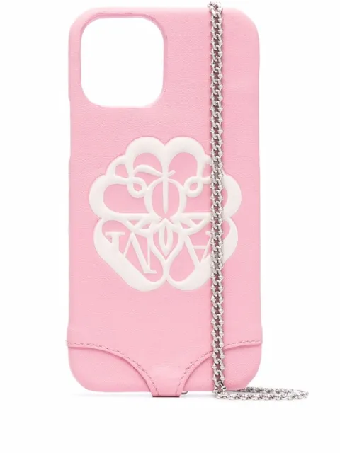 Alexander McQueen logo-print iPhone 12 case 