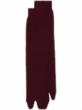 Maison Margiela Tabi knee-high socks - Red