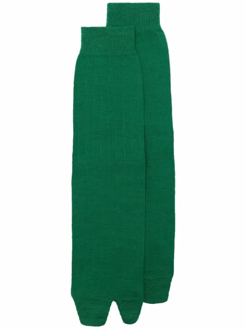 Maison Margiela ribbed knitted Tabi socks