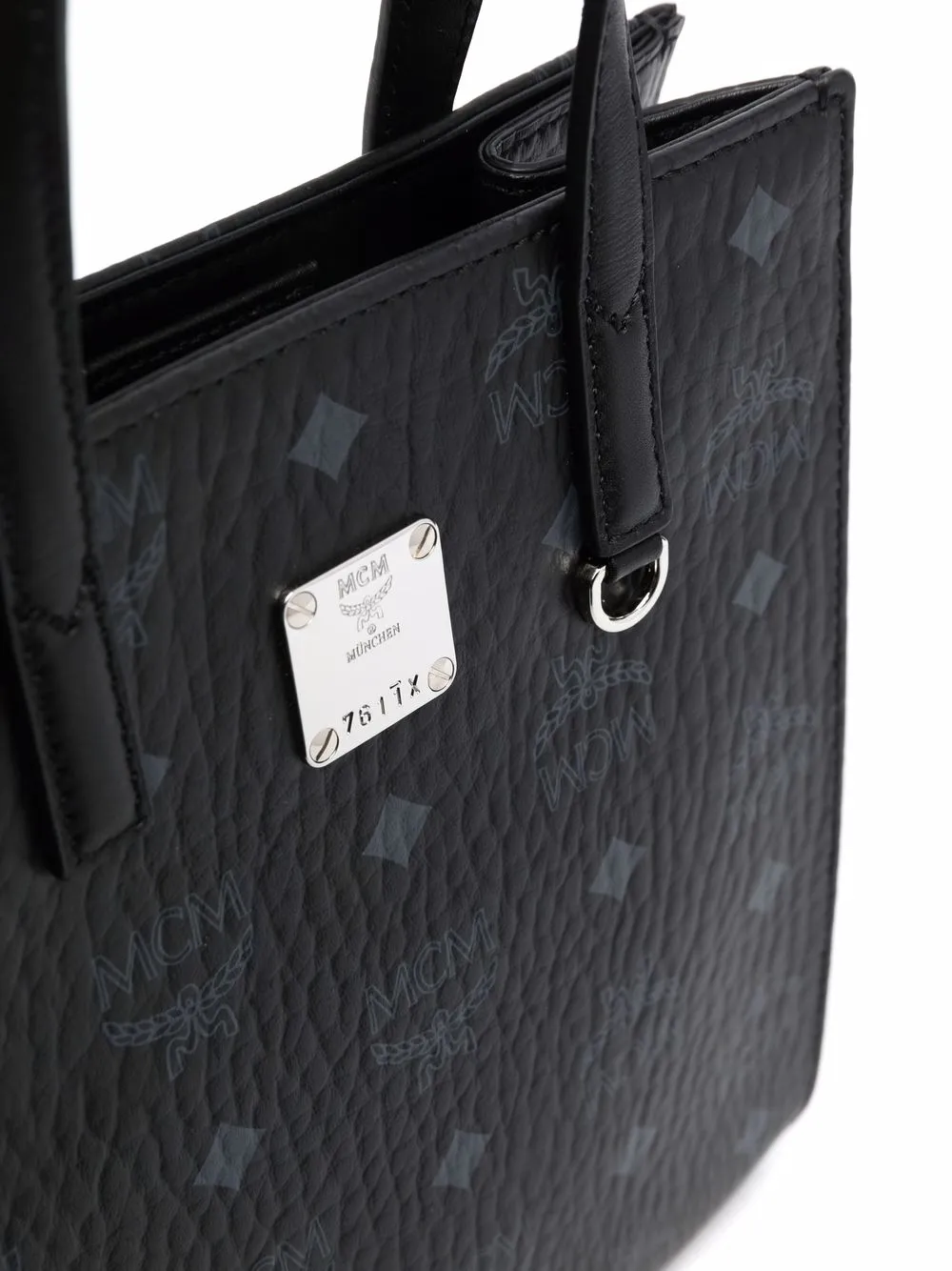 MCM Shopper met monogramprint Zwart