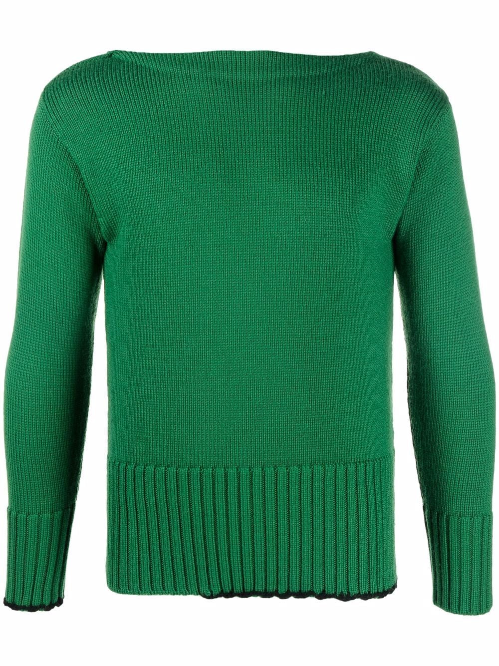 

Maison Margiela suéter con cuello barco - Verde