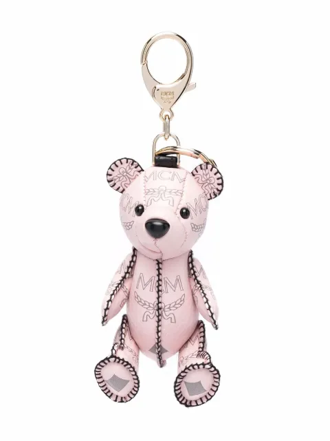 mcm teddy bear keychain