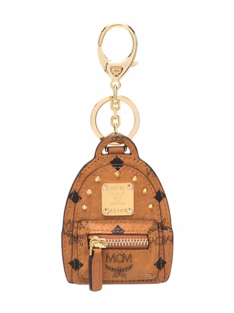 mcm mini backpack keychain