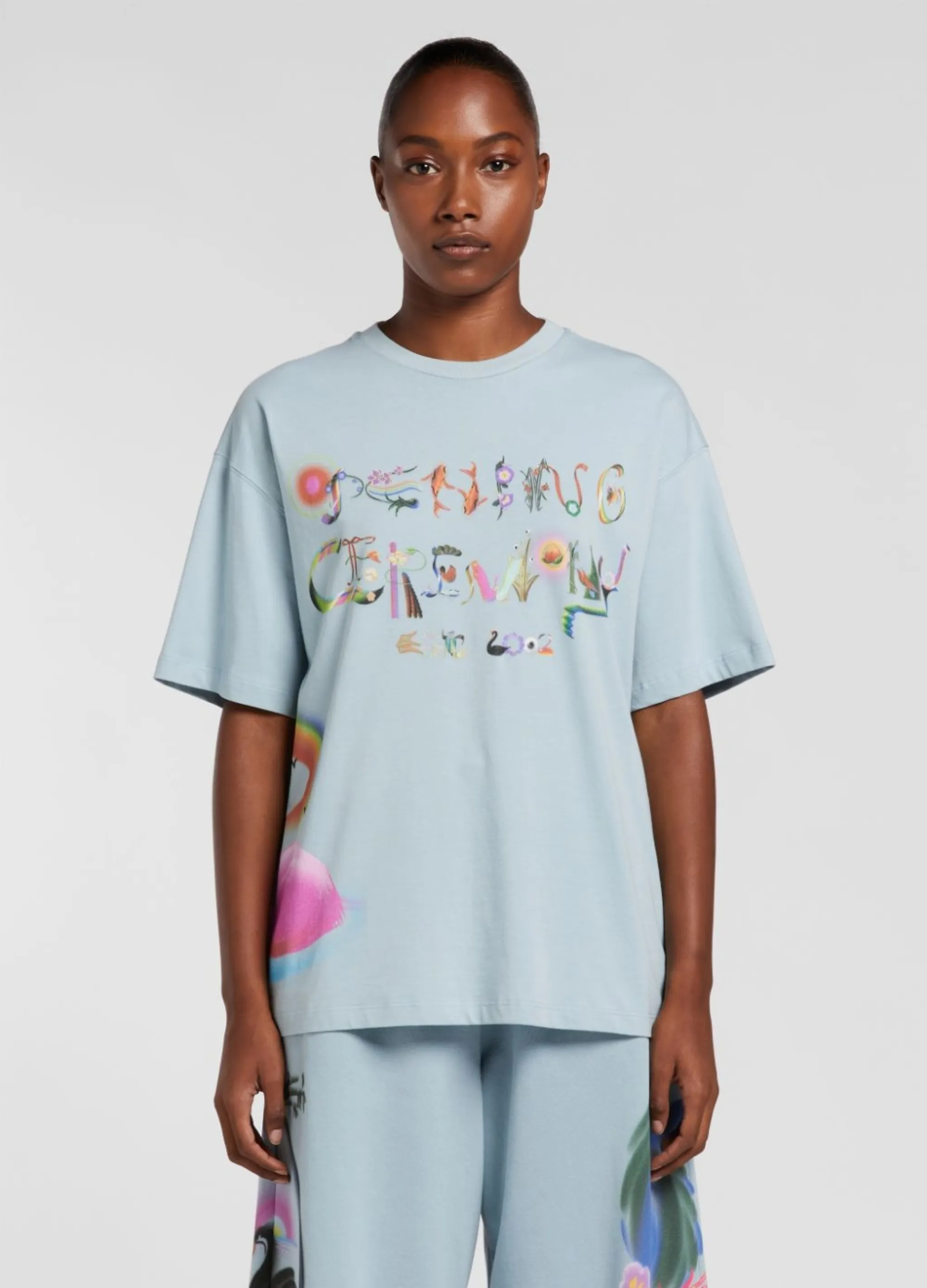 Chinese Letter print T-shirt