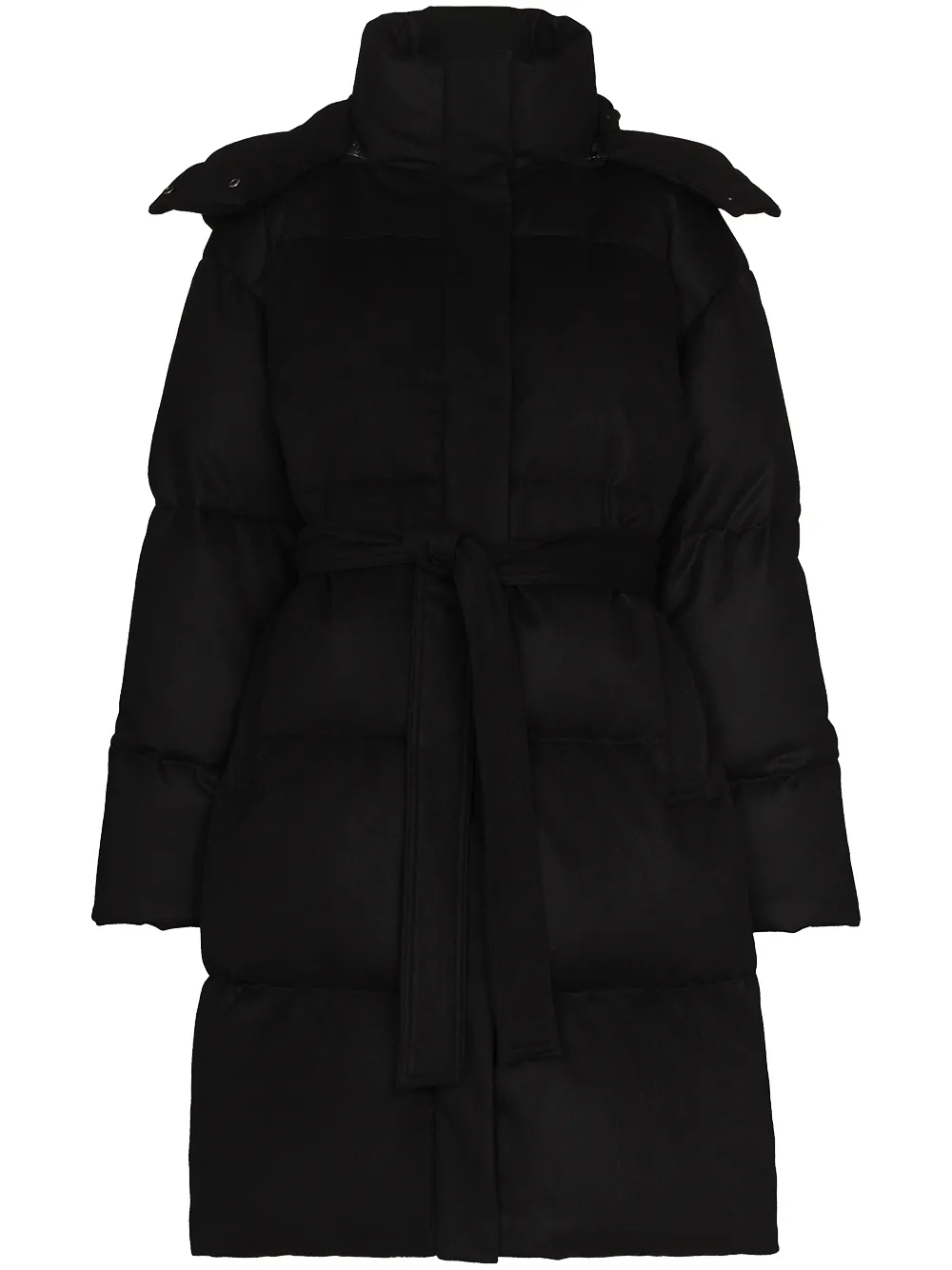 

JOSEPH Celida belted puffer coat - Black