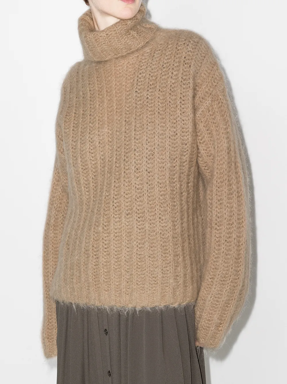 joseph high neck chunky knit