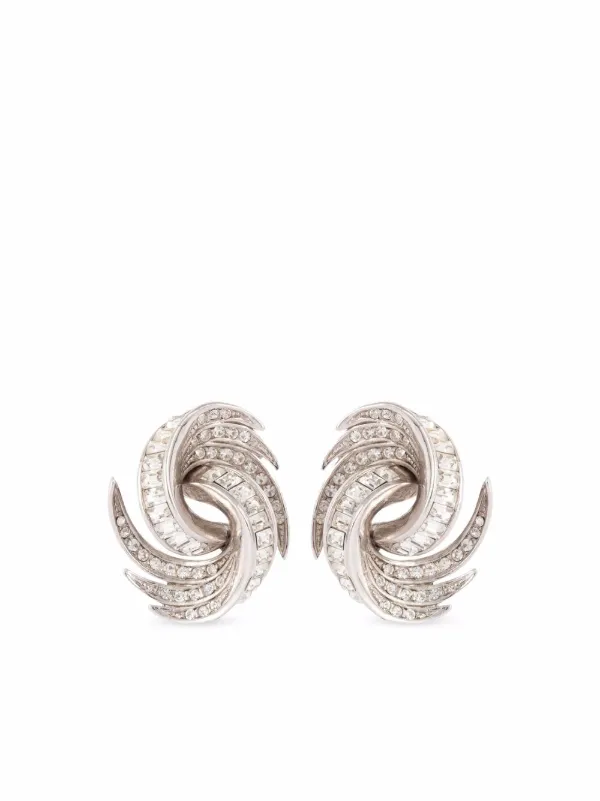 Susan caplan clip store on earrings