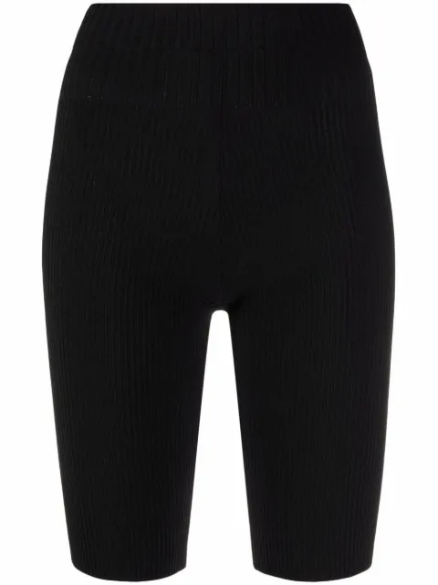 ANDREĀDAMO rib-knit shorts