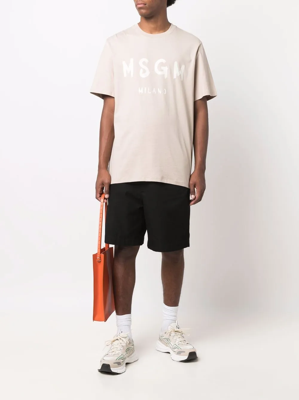 фото Msgm футболка с логотипом