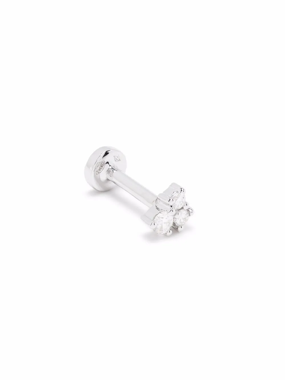 Djula Piercing 3 in oro bianco 18 carati con diamanti | Alta gioielleria | Image 4