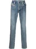 Mastermind World mid-rise slim fit jeans - Blue
