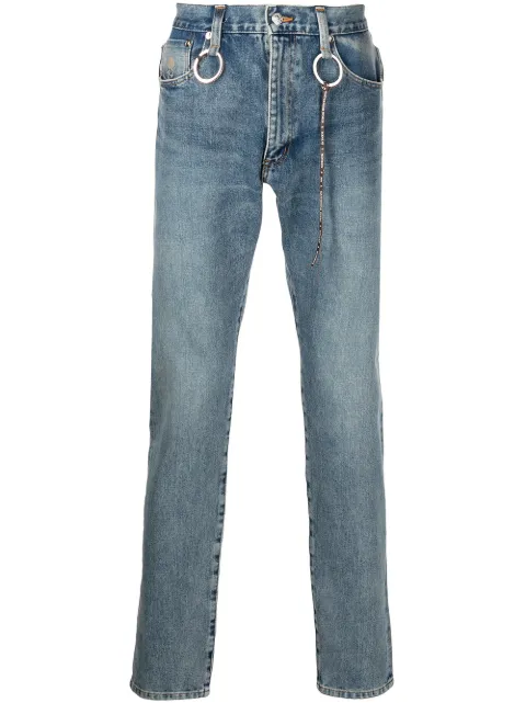 Mastermind World mid-rise slim fit jeans