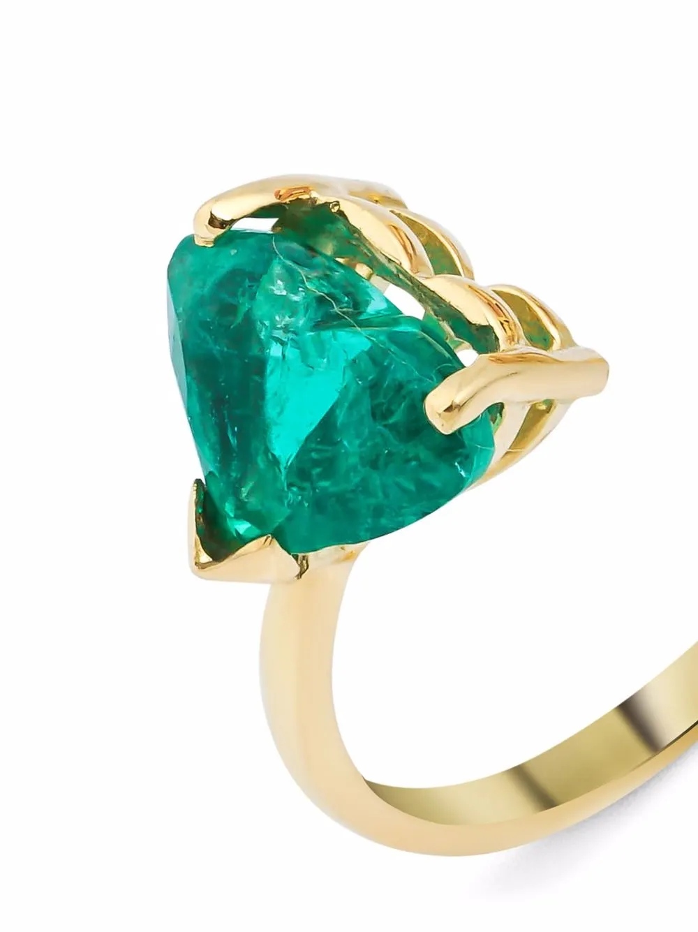 Green heart ring shop