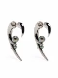 Shaun Leane Hook black pearl earrings
