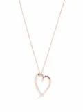 Shaun Leane Hook heart pendant necklace - Pink