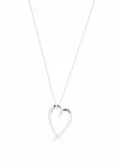 Shaun Leane hooked heart pendant necklace - Silver