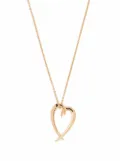 Shaun Leane Hook heart diamond pendant necklace - Gold
