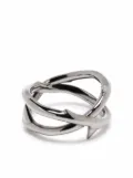 Shaun Leane rose thorn wide band ring - Black