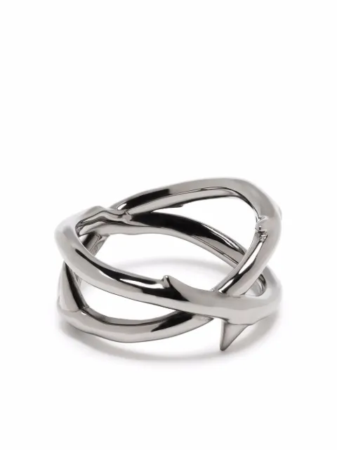 Shaun Leane rose thorn wide band ring