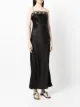 SIR. Willa bias lace-trim dress