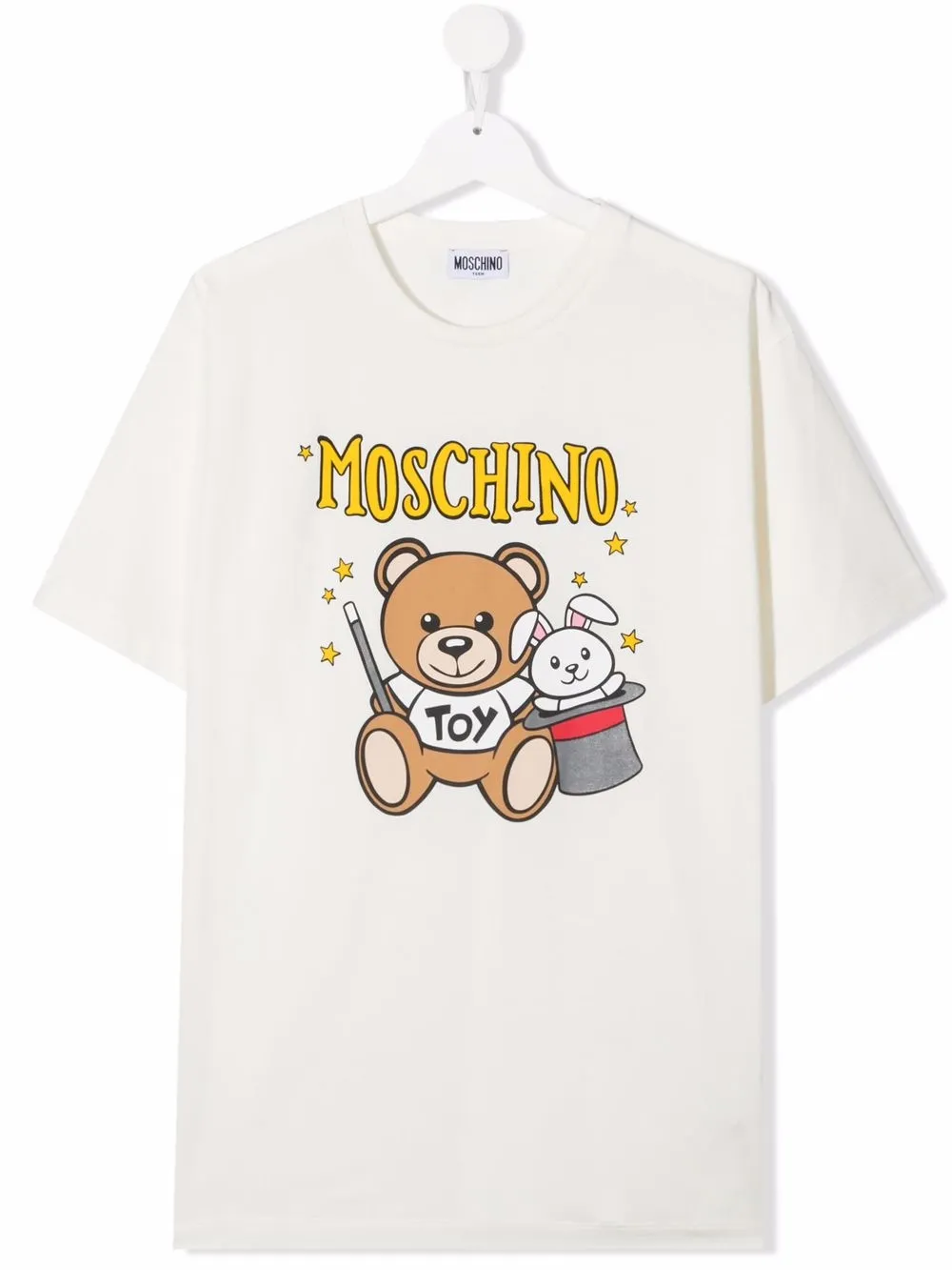 фото Moschino kids футболка с логотипом