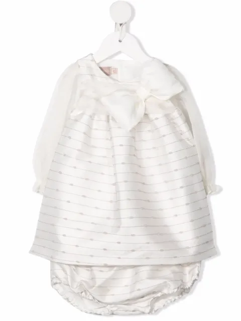 La Stupenderia abstract-print bow-detail dress 