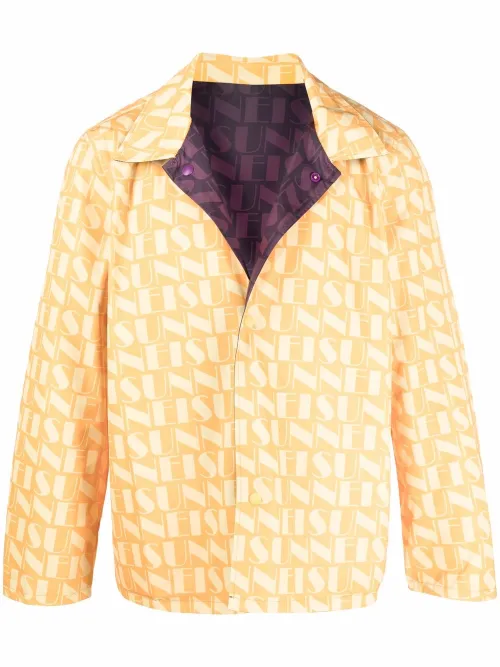 Veste bomber réversible à motif monogrammé - Sunnei - Modalova