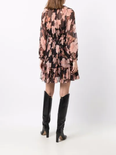 ZIMMERMANN Concert lace-up floral-print 