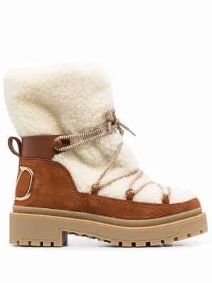 Valentino Garavani VLogo Signature lace-up boots