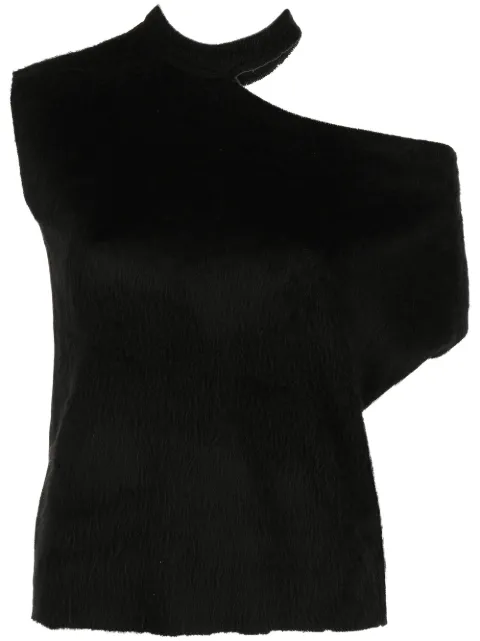 RTA playera asimétrica con abertura