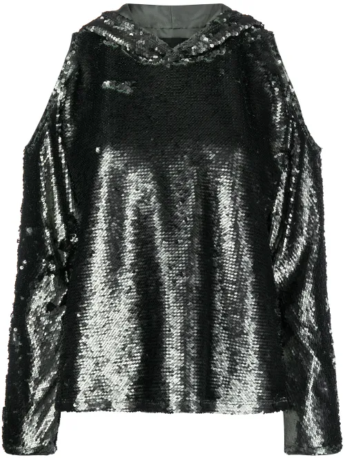 Hoodie asymétrique à découpes - RTA - Modalova