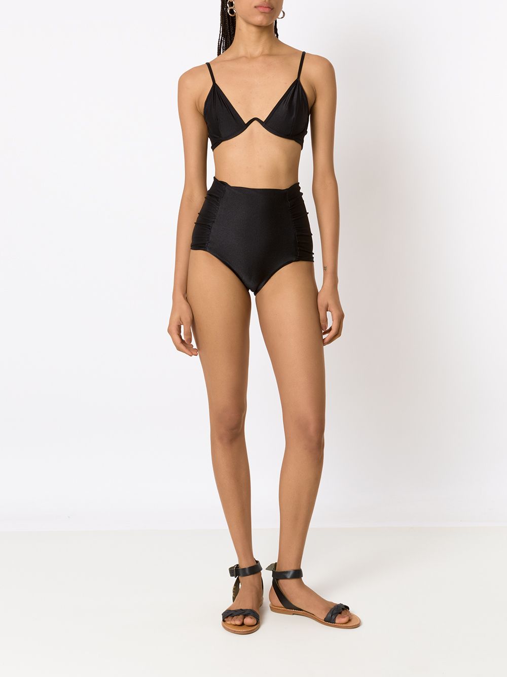 Andrea Bogosian High waist bikini - Zwart