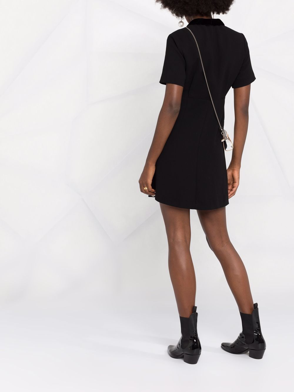 SANDRO short-sleeve button-fastening Dress - Farfetch