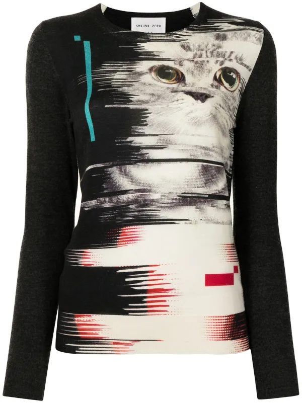 cat print jumper