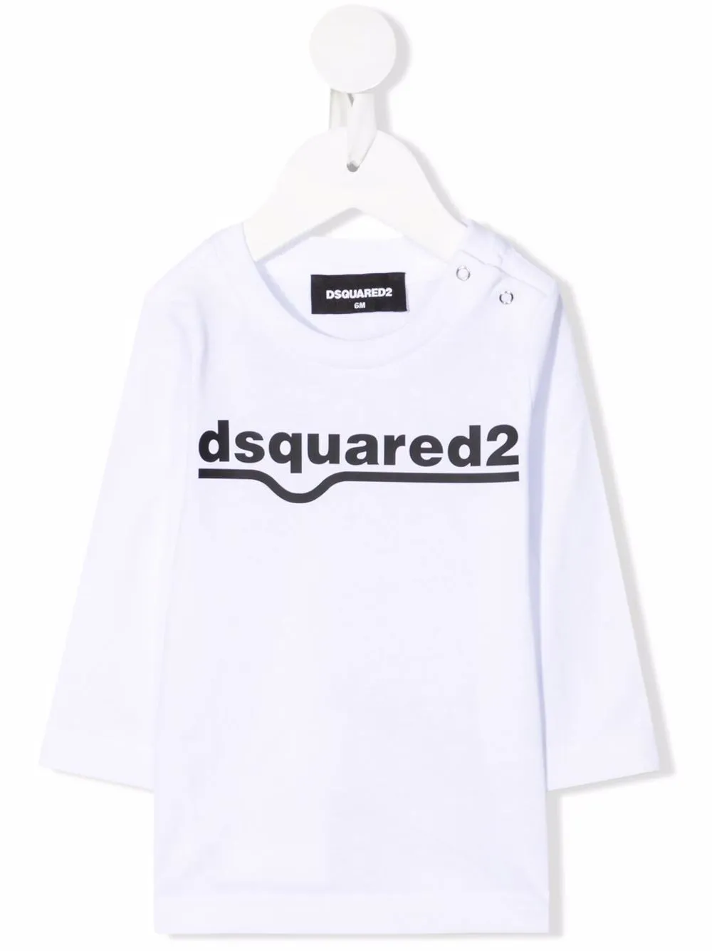 

Dsquared2 Kids logo-print long-sleeve T-shirt - White